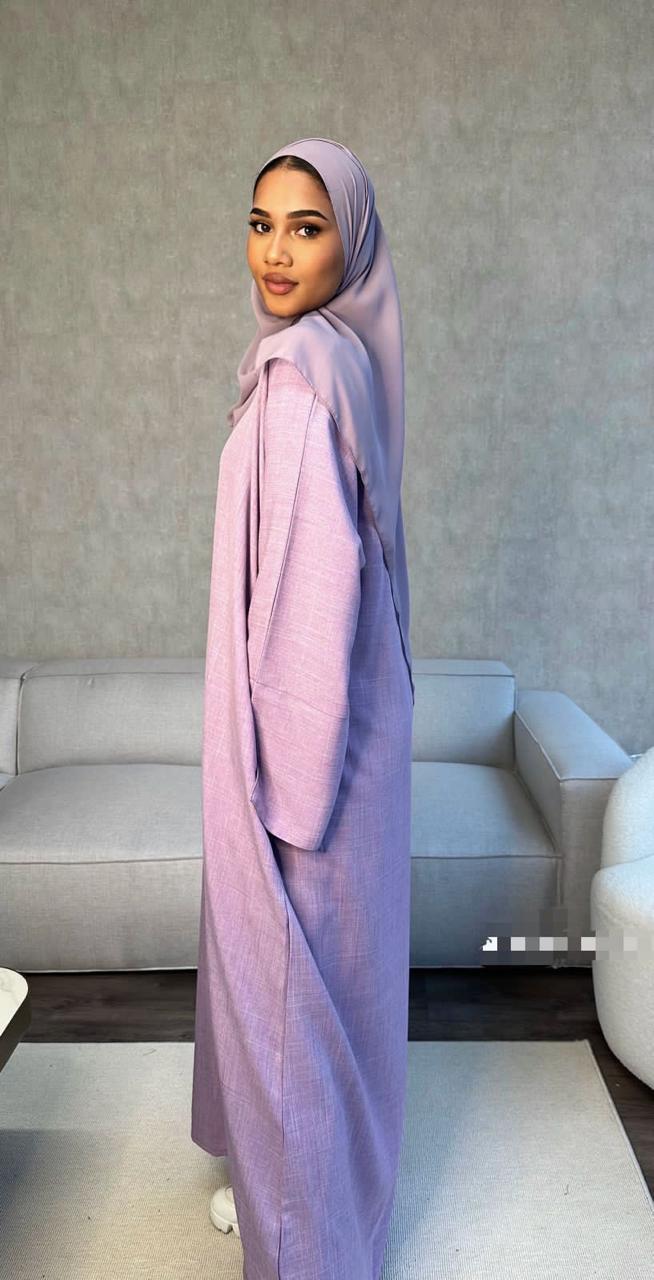 Pearl Pink Abaya