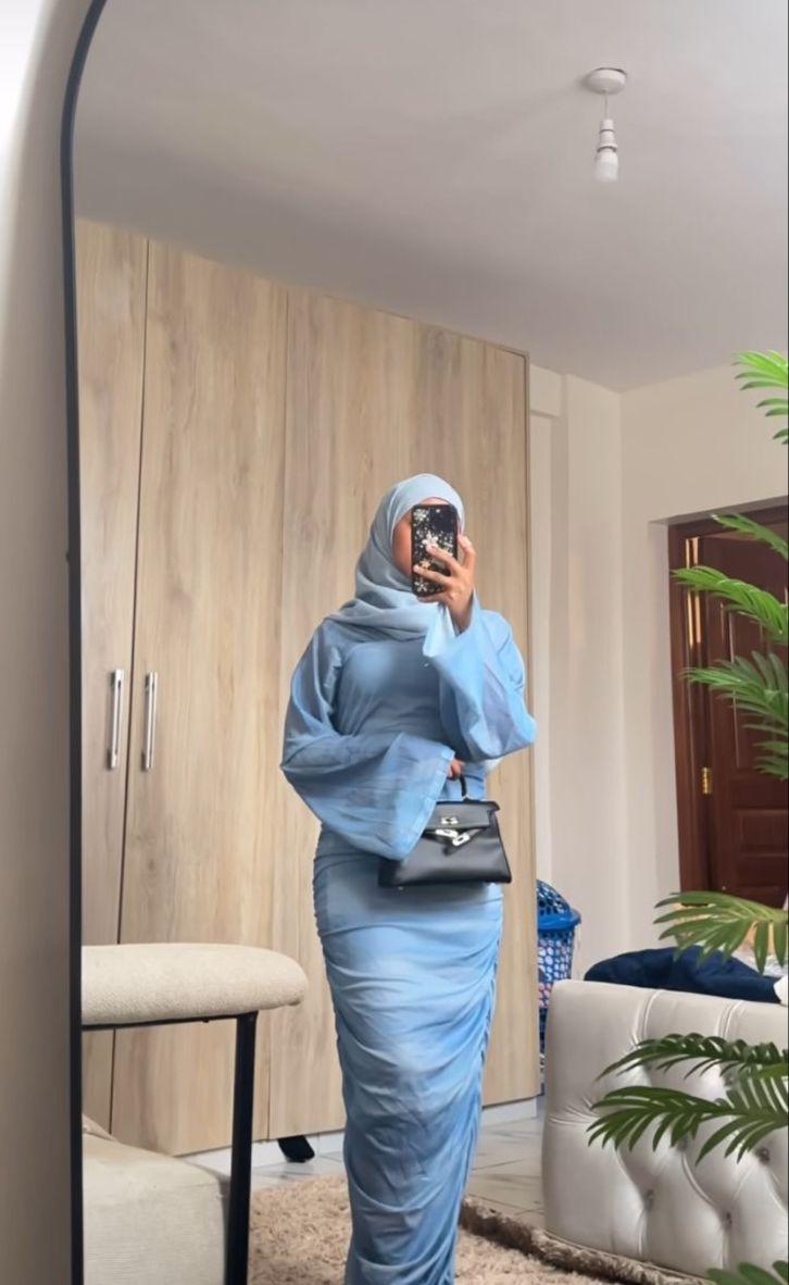 Saphire Blue Abaya